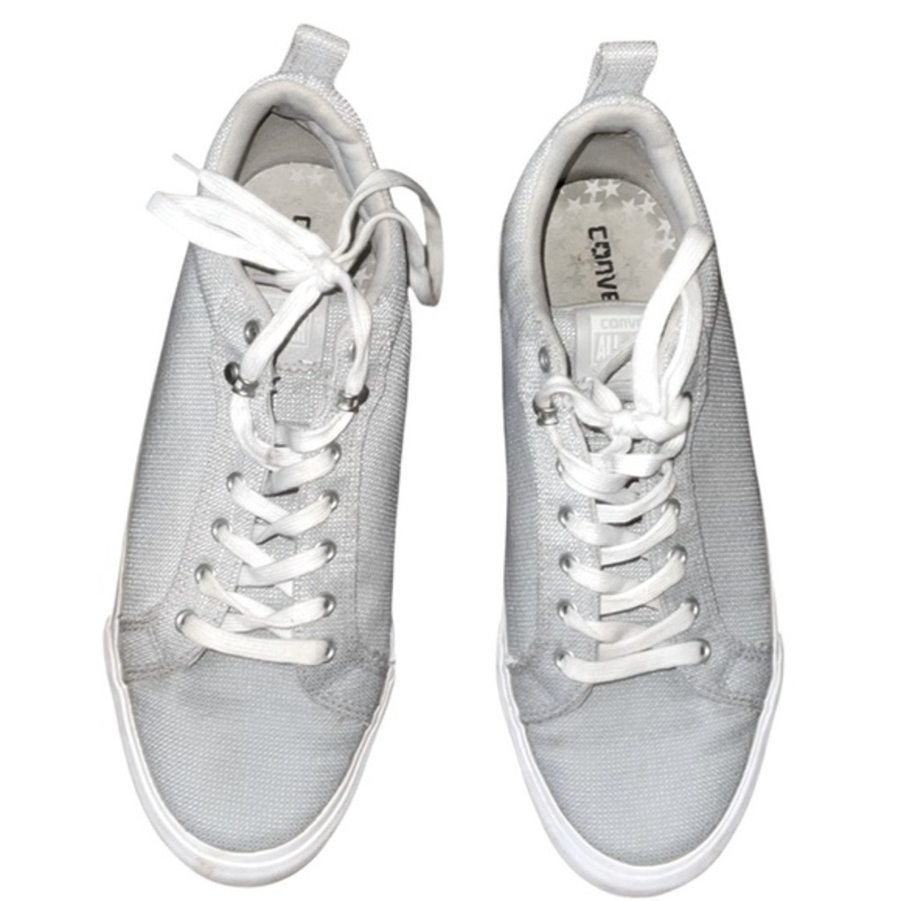 Converse Men’s Low-Top Sneakers in Light Gray